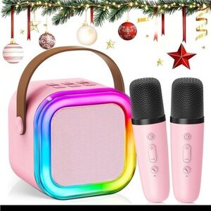 Portable Bluetooth Karaoke Speaker with Microphones